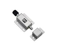 Button Type Automatic Spring Latch Stainless Steel Bolt Door Lock 1Pcs(201 SS-No Buckle)