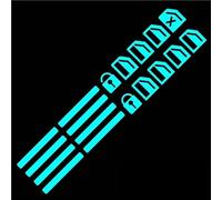 Button Universal Lifter Switch Car Luminous Button Sticker Night Fluorescent Auto Accessories Rocker Label