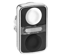 Button White Covered/Black Covered Sole Harmony XB4 ZB4BW7A1720