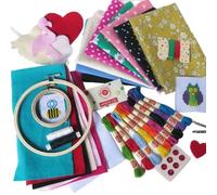 Buttonbag Bumper Sewing Craft Kit Learn to Sew - Kids Crafts kit - Suitable for All Levels with Simple Patterns and Full Instructions - Childrens Craft Kit with Gift Suitcase