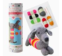 Buttonbag Crochet Sausage Dog Craft Kit - Learn to Crochet - Kids Crafts Kits
