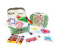 Buttonbag Cross Stitch Craft Kit Learn to Cross Stitch - Kids Crafts kit - Suitable for All Levels with Simple Patterns and Full Instructions - Childrens Craft Kit with Gift Suitcase