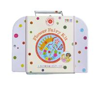 Buttonbag Make Your Own Flower Fairy Accessories Kit Kids Craft kit - Kids Arts and Crafts - Design and Make Your Own Jewellery, Tiaras, Wands