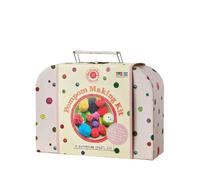 Buttonbag Pompom Making Suitcase Kids Craft Kit Buttonbag Multicolor
