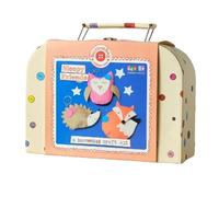 Buttonbag Sleepy Friends Keyrings Sewing Craft Kit Learn to Sew - Kids Crafts kit - Suitable for All Levels with Simple Patterns and Full Instructions - Childrens Craft Kit with Gift Suitcase