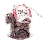 ButtonChocs Birthday Chocolate Rocking Horse - Happy Birthday. A Little Belgian Milk Chocolate Birthday Gift. Pony Gift, Horse Gift.