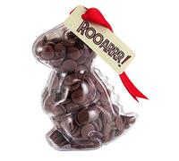 ButtonChocs Chocolate Dinosaur - Rooarrr. Belgian Milk Chocolate Dinosaur Gift.