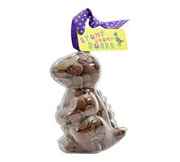 ButtonChocs Chocolate Dinosaur - Stomp Chomp Roarr. Belgian Milk Chocolate Dinosaur Gift.