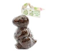 ButtonChocs Easter Chocolate Dinosaur - Easter Saurus Rex. Belgian Milk Chocolate Easter Gift.