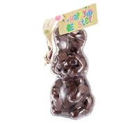 ButtonChocs Easter Chocolate Standing Bunny - Belgian Milk Chocolate Gift - Fun Easter Treat & Alternative Easter Egg