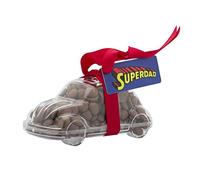 ButtonChocs Fathers Day Chocolate Car - Superdad. Belgian Milk Chocolate Fathers Day Gift.