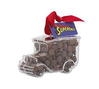ButtonChocs Fathers Day Chocolate Vintage Car - Superdad. Belgian Milk Chocolate Fathers Day Gift.