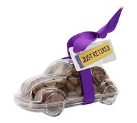 ButtonChocs Just Retired Chocolate Car. Belgian Milk Chocolate Retirement Gift.