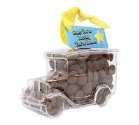 ButtonChocs Sorry You're Leaving Chocolate Vintage Car. Belgian Milk Chocolate Leaving Gift. Goodbye Gift.
