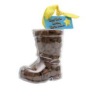 ButtonChocs Sorry You're Leaving Chocolate Welly Boot. Belgian Milk Chocolate Leaving Gift. Goodbye Gift.