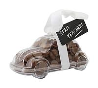 ButtonChocs Star Teacher Chocolate Car. Belgian Milk Chocolate Star Teacher Gift. Tutor Gift.