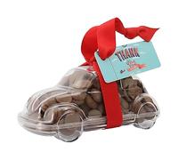 ButtonChocs Thank You Chocolate Car. Belgian Milk Chocolate Thank You Gift.