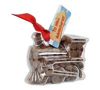ButtonChocs To New Adventures Chocolate Train. Belgian Milk Chocolate Leaving Gift. Goodbye Gift.