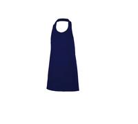 Velilla Unisex Delantal tipo peto Corto y abotonado Kurze Latzschürze mit Knopfleiste, Marineblau, One Size
