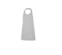 Buttoned bib apron Velilla Gris 75x80 cm