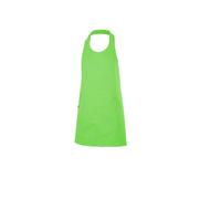 Buttoned bib apron Velilla Vert 75x80 cm