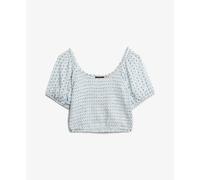 Buttoned collar blouse for women Superdry Bleu XL