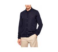 Buttoned Collared Cardigan - male - Boss - Cardigans - Blue - M - Knitwear M