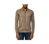 Buttoned Collared Cardigan - male - Boss - Cardigans - Green - XL - Knitwear XL