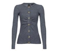 Buttoned Grey Jumper - female - PINKO - Cardigans - Gray - XS - Knitwear XS