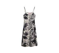 Buttoned mid-length printed slip dress for women Superdry Gris XL