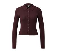 Buttoned Ribbed Cardigan Women QS Rouge 2XL