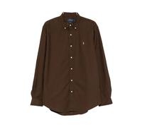 Polo Ralph Lauren Mens Polo Ralph Lauren Logo-Embroidered Cotton Oxford Shirt Nutmeg Brwn L