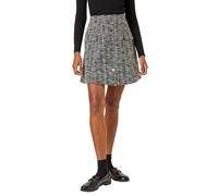 Buttoned Textured Skirt Roman Black 20