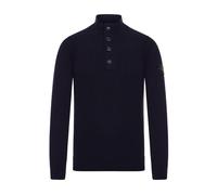 Buttoned Wool Knitwear - male - Stone Island - Turtlenecks - Blue - L - Knitwear L