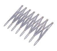 Buttonhole Spacer Expanding Sewing Gauge, Aluminum Space Divider Tool Expandable Sewing Gauge Crafting Button Hole Gauge Ruler Multifunctional Equidistant Measuring Marking Tool