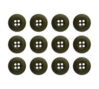 ButtonMode Tactical Buttons 19mm 30L Style 26 BDU ACU OCP ABU GI OD OC M65 LE Combat Arctic Army Cadet Uniform, American Military Spec Industrial Strength, Size 0.75 inch or 3/4", Olive Drab, 12-Pack