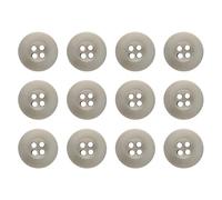 ButtonMode Tactical Buttons 19mm 30L Style 26 BDU ACU OCP ABU GI OD OC M65 LE Combat Arctic Army Cadet Uniform, American Military Spec Industrial Strength, Size 0.75 inch or 3/4", Tan Khaki, 12-Pack