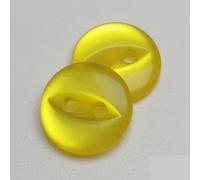 Buttons, 100pcs 9mm/10mm/11mm/12mm/15mm/18mm Polyester Button Cute Fisheye Buckle Sewing Button Accessories Resin Shirt Button for DIY (Color : Pearl no Edge, Size : 15mm) (Color : Yellow No Edge, S