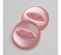 Buttons, 100pcs 9mm/10mm/11mm/12mm/15mm/18mm Polyester Button Cute Fisheye Buckle Sewing Button Accessories Resin Shirt Button for DIY (Color : Pearl no Edge, Size : 15mm) (Color : Pink No Edge, Siz