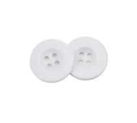 Buttons 100pcs 9mm 4Hole Wide Edge Button Resin Circular Black White Household Sewing Accessories Clothing Coat Shirt DIY Decoration TMZ for Sewing(100 White)