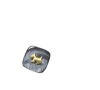 Buttons 10PCS 18/25mm Square Resin Buttons, Minimalist Sewing for Coat, Black/Beige, Clothing Accessories for DIY(Black,25mm-0.98in-10pcs)