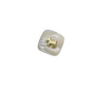 Buttons 10PCS 18/25mm Square Resin Buttons, Minimalist Sewing for Coat, Black/Beige, Clothing Accessories for DIY(Beige,18mm-0.71in-10pcs)