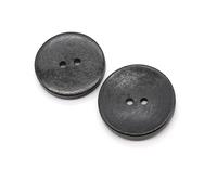 Buttons 10PCS 2/4 Holes Round Wooden 10-38mm Buttons for Clothing Coat DIY Decorations Sewing Accessories 5 Colors Optional(Type-H,10pcs 11.5mm)