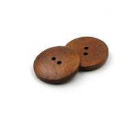 Buttons 10PCS 2/4 Holes Round Wooden 10-38mm Buttons for Clothing Coat DIY Decorations Sewing Accessories 5 Colors Optional(Type-E,10pcs 15mm)
