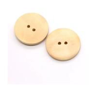 Buttons 10PCS 2/4 Holes Round Wooden 10-38mm Buttons for Clothing Coat DIY Decorations Sewing Accessories 5 Colors Optional(Type-A,10pcs 18mm)