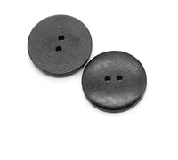 Buttons 10PCS 2/4 Holes Round Wooden 10-38mm Buttons for Clothing Coat DIY Decorations Sewing Accessories 5 Colors Optional(Type-B,10pcs 30mm)