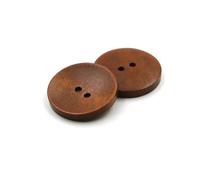 Buttons 10PCS 2/4 Holes Round Wooden 10-38mm Buttons for Clothing Coat DIY Decorations Sewing Accessories 5 Colors Optional(Type-J,10pcs 20mm)