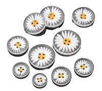 Buttons 20Pcs Resin Buttons Daisy Hand Sewing Craft for DIY Crafts Clothes 11.5-30MM(30mm)