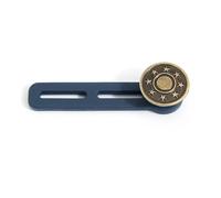Buttons 4pcs Jeans Button Extender Adjustable Retractable Pants Waist Expansion Staple-Free Buttons for Men and Women for DIY(Blong)