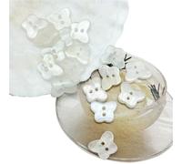 Buttons 50Pcs Resin Sewing Buttons Scrapbooking Heart Pearl Two Holes Decorate Bottoni Botoes(Heart)